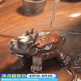 唐丰 紫砂茶宠金蟾茶具茶盘摆件喷水茶宠精品 TF-4097 金钱龟茶宠 34