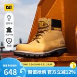 卡特（CAT）工装靴大黄靴马丁靴男鞋牛皮固特异夏季户外工装靴P725756经典款 经典款 39