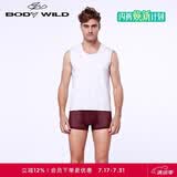 BODYWILD内裤男透气轻薄装腰平角内裤ZBN23EG4紫红170