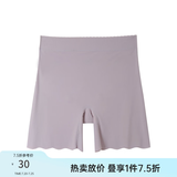 纤莉秀大码女装防走光不卷边安全裤丝滑轻薄无痕裸感打底裤春新款1730 粉色 3XL