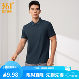 361°polo衫男2026年夏季新款休闲透气短袖情侣运动翻领t恤女父亲节 【推荐】【男款】深墨蓝 XL
