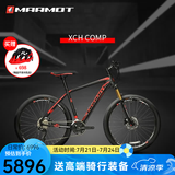 土拨鼠（Marmot）铝合金山地车超轻油碟减震变速成人自行车 黑红黑下单备注身高 27速 165-175勿拍