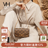 VANESSA HOGAN VH女包山茶花信封包轻奢老花链条小包单肩斜挎包七夕礼物送女友