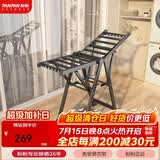 盼盼翼型晾衣架落地铝合金晒衣架折叠免安装灰色PP-980k经典款1.4M