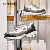 斯凯奇（Skechers）奶茶熊男鞋秋冬季厚底熊猫鞋复古老爹鞋休闲运动鞋