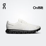 On 昂跑 Cloud 6 男款休闲运动鞋 White/Black 白色/黑色 42