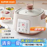 苏泊尔（SUPOR）电炖锅电炖盅家用煲汤锅炖汤锅隔水炖锅煲汤专用电锅全自动陶瓷炖汤盅 DZ25YC828