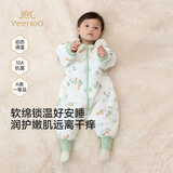 英氏（YEEHOO）婴儿睡袋四季乳木果恒温抗菌儿童睡袋分腿防踢被睡袋 春浔山野XL