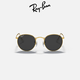 雷朋（RayBan）男女款眼镜圆形复古绿色镜片户外太阳镜0RB3447