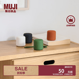 MUJI 便携式无线音箱 迷你小音箱 桌面音响 蓝牙 黑色