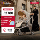 bebebus婴儿推车双向轻便高景观儿童推车可坐可躺婴儿车易折叠童车艺术家 艺术家Pro-香槟金(首创座舱减震)