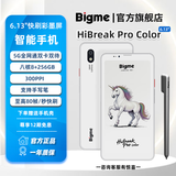 BIGMEHiBreakPro Color6.13英寸彩色墨水屏智能手机电子书阅读器墨水屏平板八核快刷256GB支持5G通话 彩墨屏高配手机+C8笔+折叠保护套白色 HiBreakPro Color