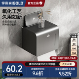 悍高（HIGOLD）卫浴挂件套装浴室挂件浴巾架枪灰铝合金毛巾架置物架 枪灰色-纸巾盒