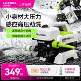 绿田（LUTIAN）感应电机洗车机雪豹银狐御兔家用高压清洗机水枪洗车泵空调清洗 1400W 【银狐手提版】2米进水+8米出水+预洗液