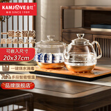 金灶（KAMJOVE）全智能底部上水烧水壶茶具全自动上水电热水壶电茶壶家用玻璃电茶炉茶台烧水壶  H9 0.8L H9