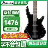 IBANEZ依班娜电贝斯GSR320-BK黑色 被动拾音 初学者入门男女生四弦贝司