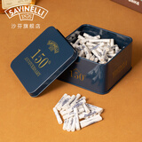 沙芬（SAVINELLI）烟斗配件烟嘴烟斗通用活性炭过滤芯器烟具配件耗材意大利进口 【6mm滤芯100粒装 150周年纪念款】