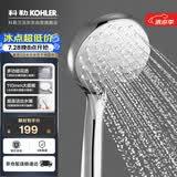 科勒（KOHLER）晨雨【三功能】流线型手持花洒单喷头莲蓬头R72421T-CP银色