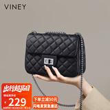 viney牛皮包包女包品牌链条包轻奢单肩斜挎包生日七夕情人节礼物送女友