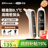 可孚电子体温计人体温度计医用耳温枪婴儿专用额温双测体温枪80RS