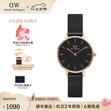 丹尼尔惠灵顿（DanielWellington）DW手表女 简约时尚欧美腕表石英女士手表 七夕礼物送女友 28mm女表-黑盘气质DW245