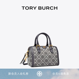 Tory Burch 汤丽柏琦【七夕礼物】T MONOGRAM 迷你提花波士顿酒桶包TB 82939 Tory 海军蓝  405