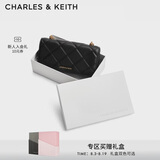 CHARLES&KEITH质感菱格链条小方包钱包斜挎包包女包生日礼物送女友CK6-10680924