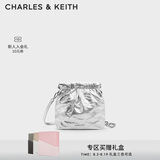 CHARLES&KEITH迷你菱格链条流浪包单肩包双肩包包女包生日七夕礼物CK2-60782390