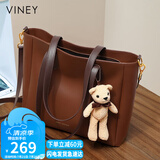 viney牛皮包包女包大容量托特包轻奢斜挎单肩包生日礼物品牌送女友老婆