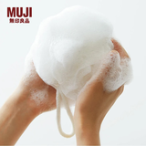 MUJI 起泡浴球/大 沐浴球浴花 洗澡起泡网 白色 50g
