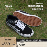 VANS范斯官方 线上专售Faulkner美式经典薄绒男鞋板鞋 黑色 41 