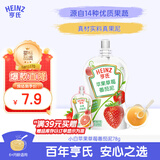 亨氏（Heinz）宝宝婴幼儿辅食零食超金苹果草莓番茄佐餐泥果泥78g 6个月+