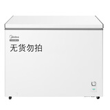 美的（Midea）【全网热销】冰柜小型家用301一级能效轻音省电PCM钢板内胆冷冻冷藏两用大容量卧式冷柜 国家补贴 PCM内胆|带脚轮+食品框 300L 301KM(E）