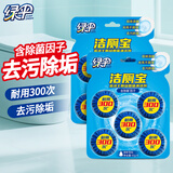 绿伞洁厕宝 洁厕灵洁厕球蓝泡泡马桶水箱自动清洁剂 除臭神器 【持久耐用】洁厕宝 5块*2卡
