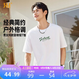 361°t恤短袖夏季男女同款透气宽松印花圆领运动休闲服632623109-1