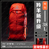 STRONG OXYGEN 强氧 羚羊26升 双肩背包 登山包36 户外 徒步露营旅行通勤郊游 升级款38升橙色 均码