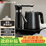志高（CHIGO）全自动上水烧水壶 茶台电热水壶自动抽水一体泡茶电茶炉茶桌专用电水壶茶几电茶壶煮茶器JBL-D6161