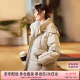 尚都比拉加厚保暖棉服女冬季女装连帽防风棉衣休闲百搭短款面包服棉袄外套