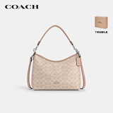 蔻驰（COACH）【品牌直供】女士LAUREL大号手提单肩斜挎流浪包沙黄色CV975礼物