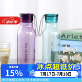 乐扣乐扣（LOCK&LOCK）ECO户外运动水杯户外便携塑料水壶男女杯子两件套（550ml*2） 