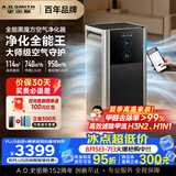 史密斯（A.O.SMITH）全能黑魔方空气净化器Air Ultra 母婴医护级 除甲醛家用家电 除异味过敏原细菌流感病毒KJ950F-D11
