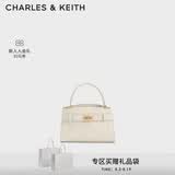 CHARLES&KEITH鳄鱼纹手提包斜挎婚包包女包生日礼物送女友CK2-50270880-1