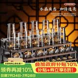 青苹果手握金山白酒杯二两分酒器杯架套装十全十美步步高升乔迁生日礼物