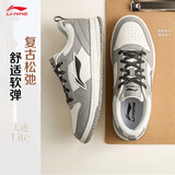 李宁天迹 LITE|板鞋男秋冬季防水防滑百搭经典休闲鞋AGCW253