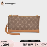 暇步士（Hush Puppies）女士手拿包百搭印花时尚气质手抓包时尚高档信封包钱包七夕礼物 卡其色HA-127290302