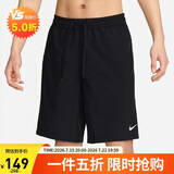 耐克NIKE男子春夏梭织短裤 运动休闲 凉爽轻便FN2999-010黑色 L