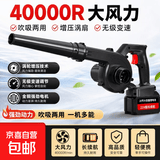 【纯铜电机】吹吸两用吹风机锂电鼓风机大功率工业车载吹灰除尘器 5节标准款【一电一充】