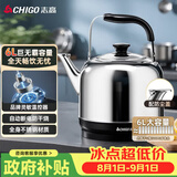 志高（CHIGO）烧水壶电热水壶保温全自动恒温电热水壶家用商用304不锈钢6L大容量电水壶智能自动断电