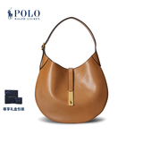 Polo Ralph Lauren 拉夫劳伦 Polo ID 女配 经典款中号皮革单肩包RL52387 270-棕色 ONE