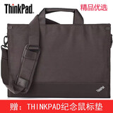联想单肩电脑包E15 E16 T15 T16 THINKBOOK16P 16+防水P15V商务手提 单肩包棕色 15.6-16英寸轻薄笔记本适用